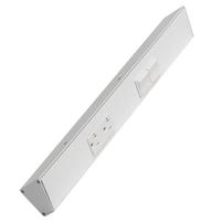 Task Lighting 18" 20 amp 120 volt White 2 Single Pole Switch/Receptacle Combination Power Strip